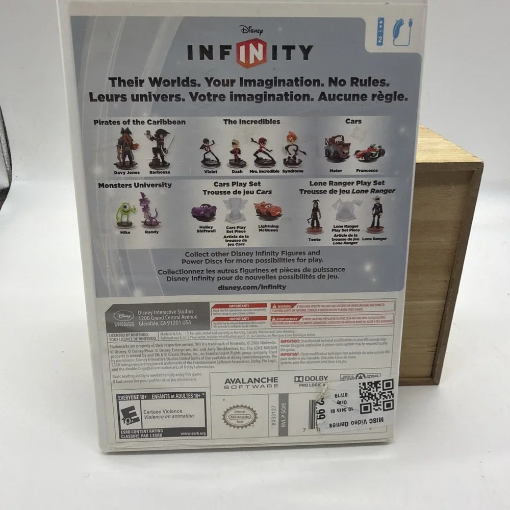 Disney Infinity - Nintendo Wii Game - Complete w/ Manual CIB